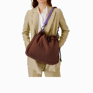 Rotunda Sant Hobo bag in Brownie